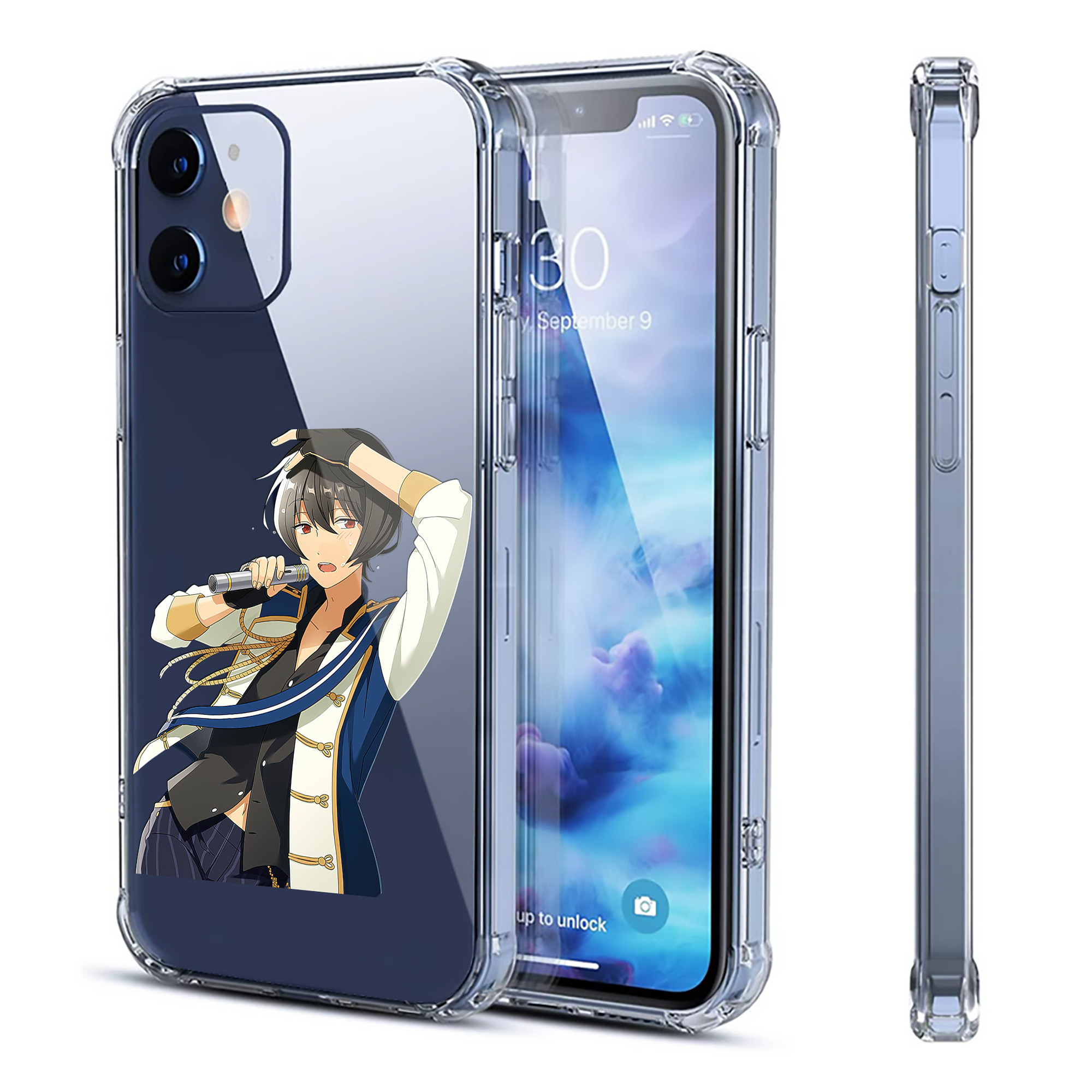 （画像用） あんさんぶるスターズ! Ensemble Stars 【iPhone 12シリーズ対応】透明スマホケース（クリアソフトケース）